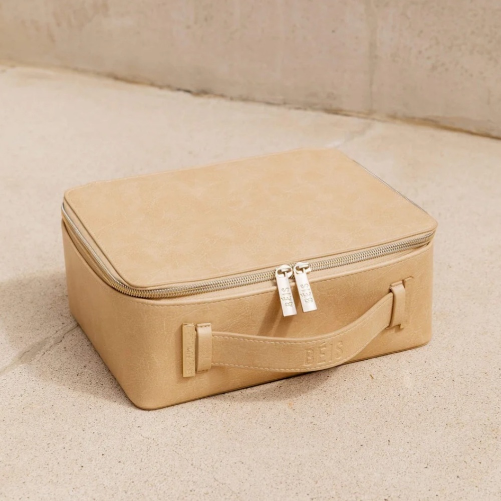 BEIS The Cosmetic Case in Beige
